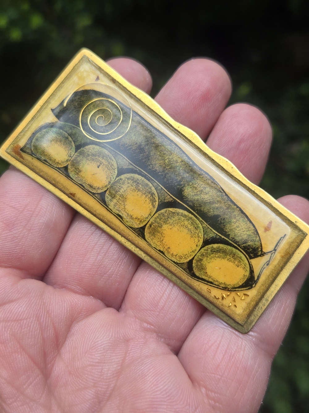 Vtg Mcm Swirl/abstract Pin.